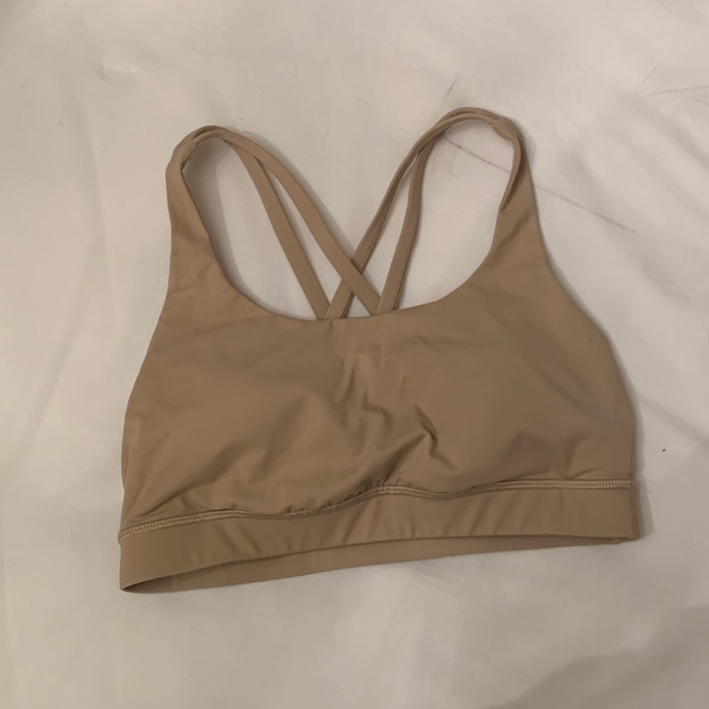 Nude Lululemon sports bra